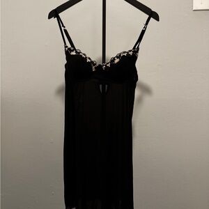 Y2K Rampage Lingerie Floral Slip Dress